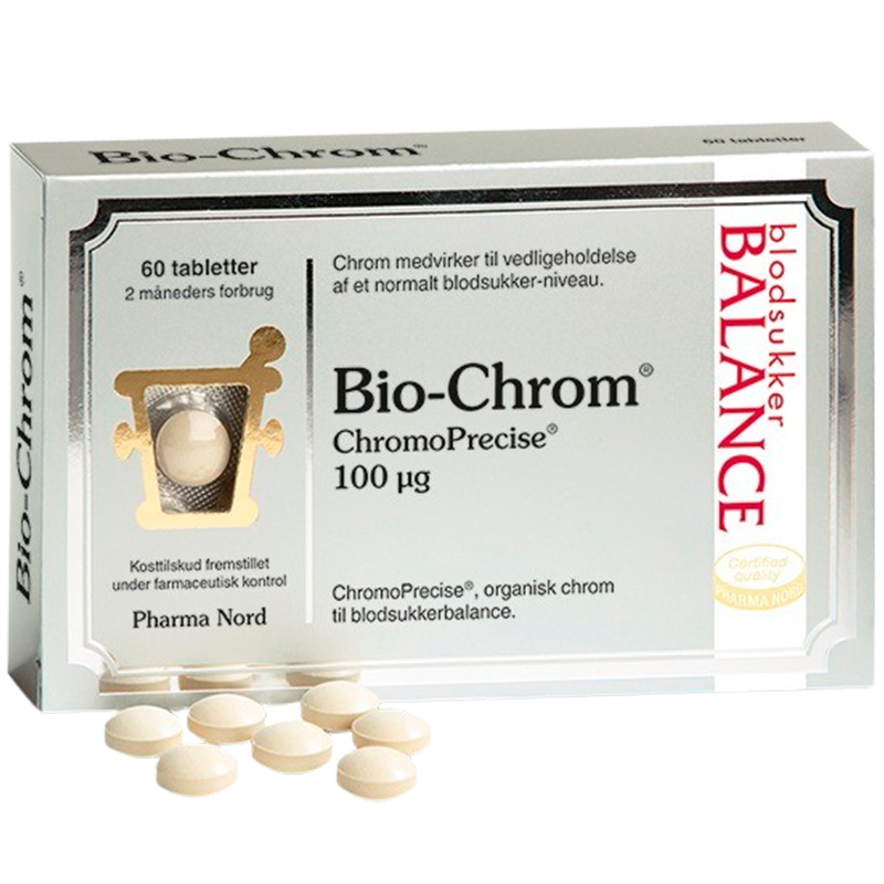 Billede af Pharma Nord Bio-Chrom ChromoPrecise 100 ug (60 tabletter)