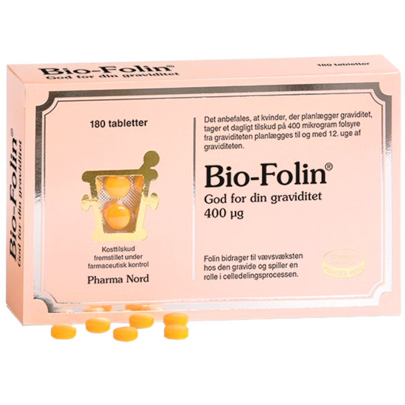 Billede af Pharma Nord Bio-Folin 400 µg (180 tabl)