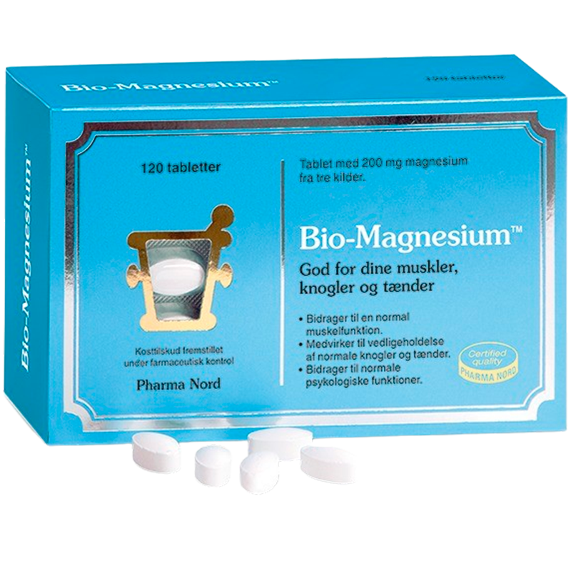 Billede af Pharma Nord Bio-Magnesium 200 mg 120 tabletter hos Well.dk