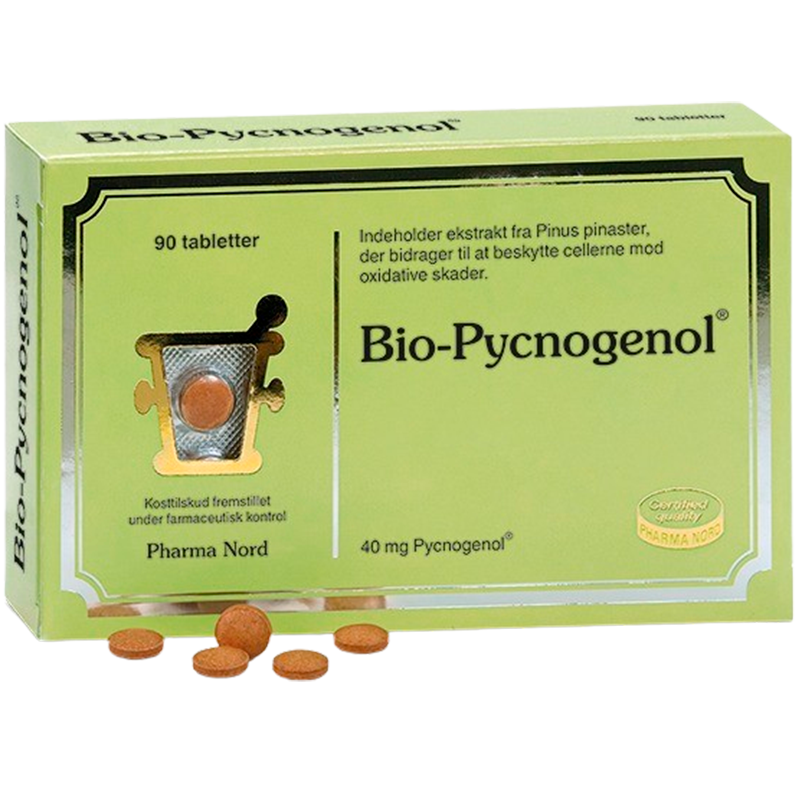 Se Pharma Nord Bio-Pycnogenol (90 tabletter) hos Well.dk