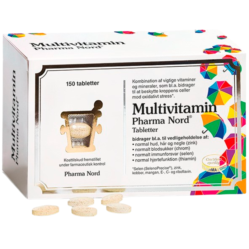 Billede af Pharma Nord Multivitamin (150 tabletter) hos Well.dk