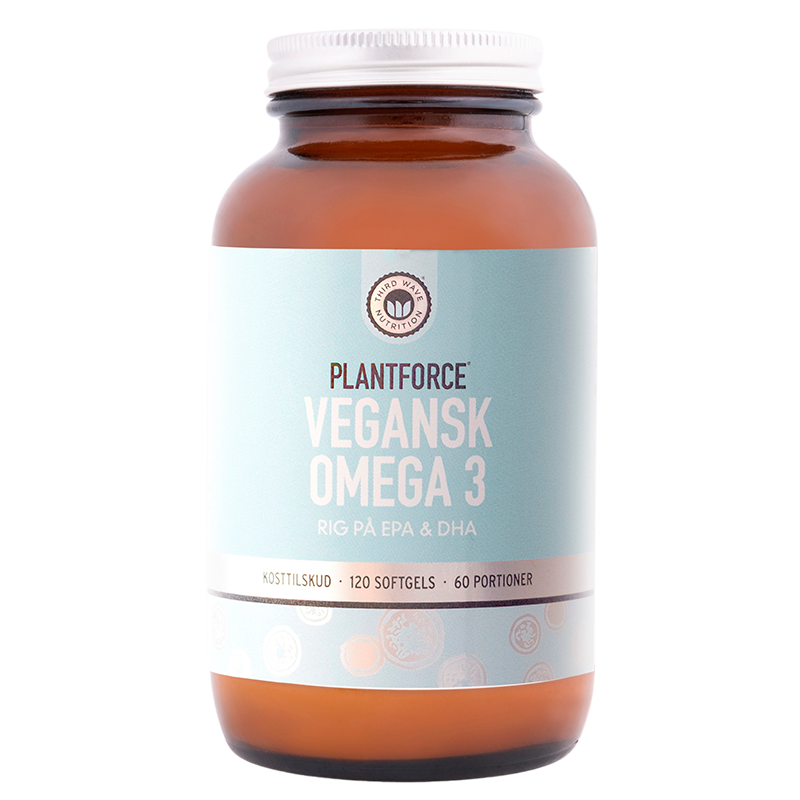 Plantforce Omega 3 (Vegansk EPA & DHA) (120 stk)