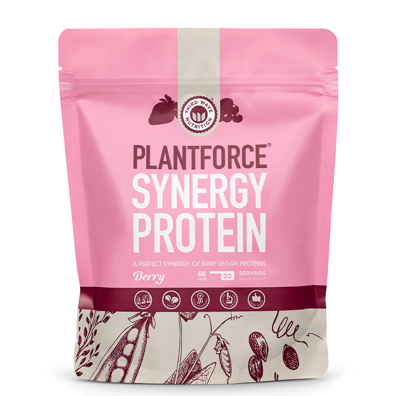 Billede af Plantforce Synergy Protein Bær (400 g)