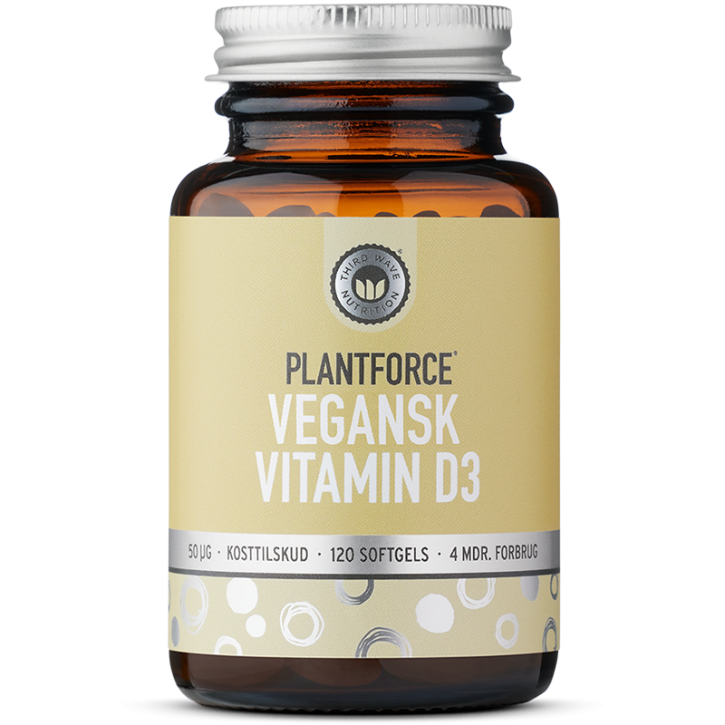 Billede af Plantforce Vitamin D 50 mcg (120 softgels) hos Well.dk
