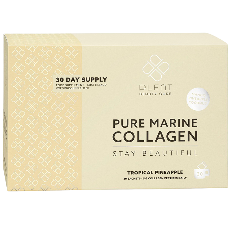 Se Plent Collagen Pure Collagen Tropical Pineapple 30 x 5 gr hos Well.dk