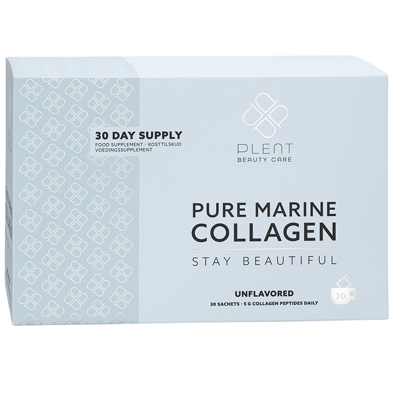 Se Plent Collagen Pure Marine Unflavored 30 x 5 gr hos Well.dk