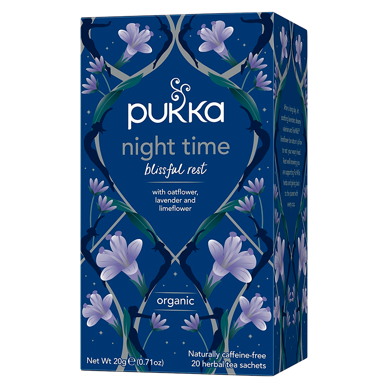 Se Pukka Night Time Te Ø (20 breve) hos Well.dk