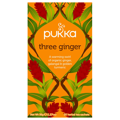 Se Pukka Three Ginger Te Ø (20 breve) hos Well.dk