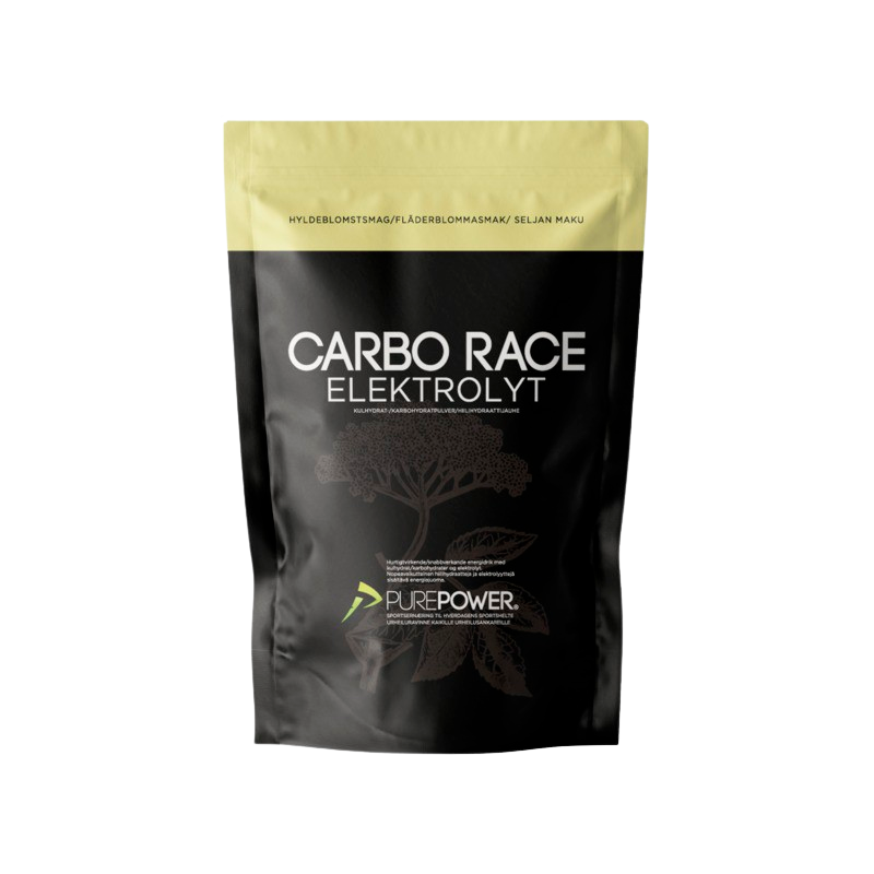 Billede af PurePower Carbo Race Electrolyte Elderflower (1 kg) hos Well.dk