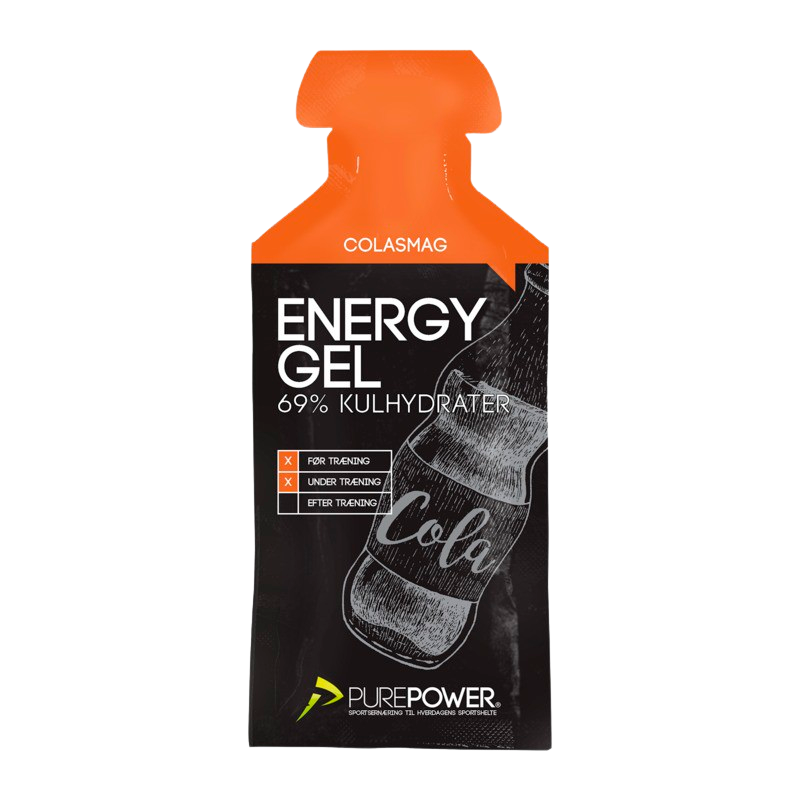 Se PurePower Energy Gel Cola (40 g) hos Well.dk