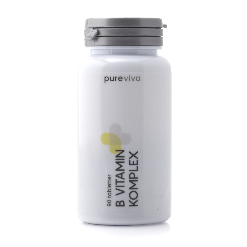 Se Pureviva B Vitamin Komplex (90 tab) hos Well.dk