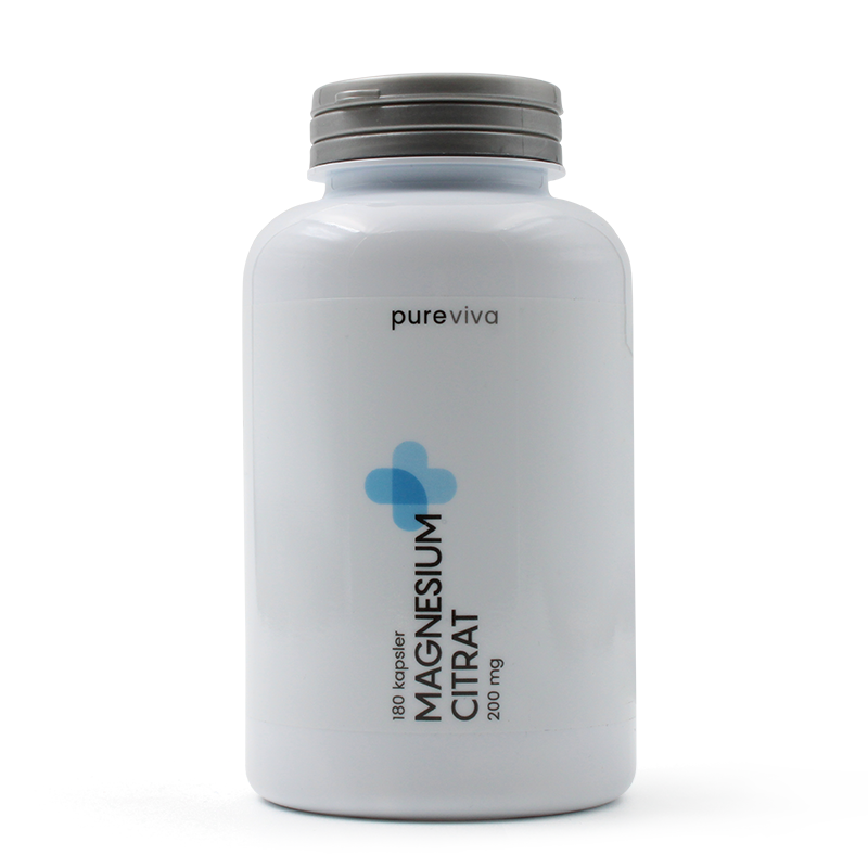 Pureviva Magnesium Citrat (200 mg) (180 kaps)