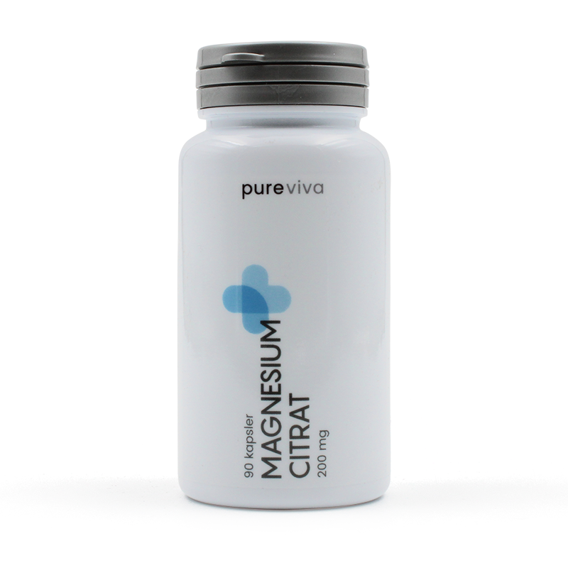 Pureviva Magnesium Citrat (200 mg) (90 kaps)