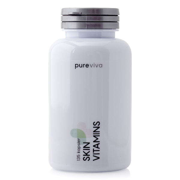 Se Pureviva Skin Vitamins (135 kaps) hos Well.dk