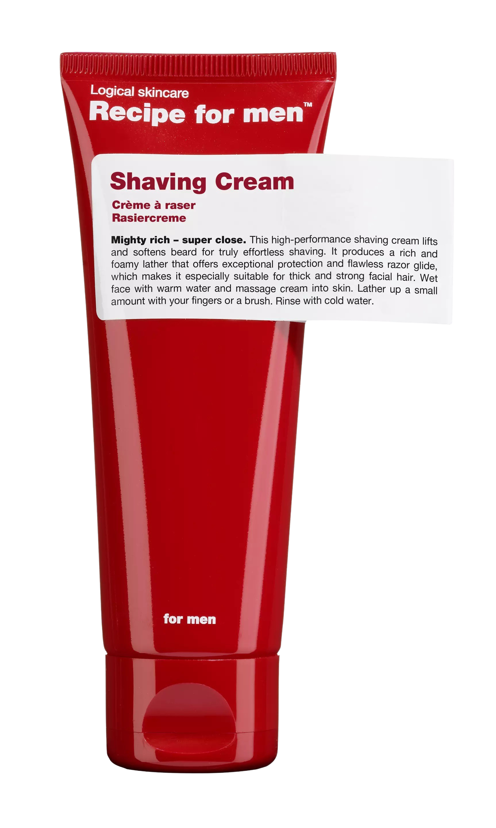 Se Recipe For Men Shaving Cream (75 ml) hos Well.dk
