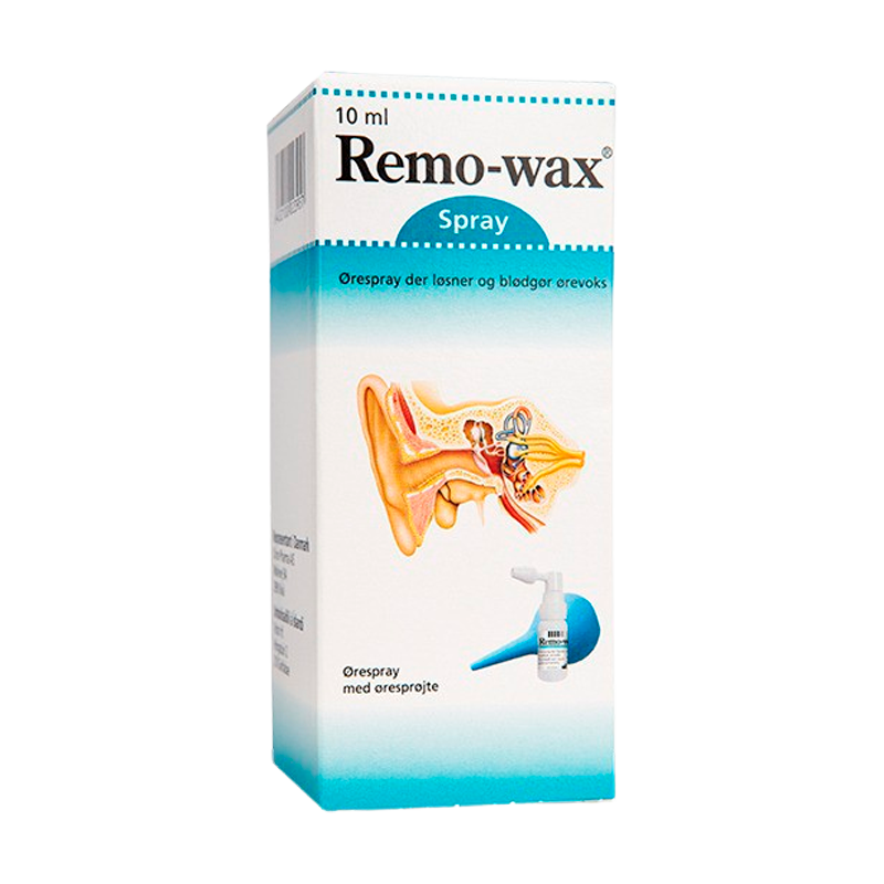 Remo-wax Ørespray Med Øresprøjte (10 ml)