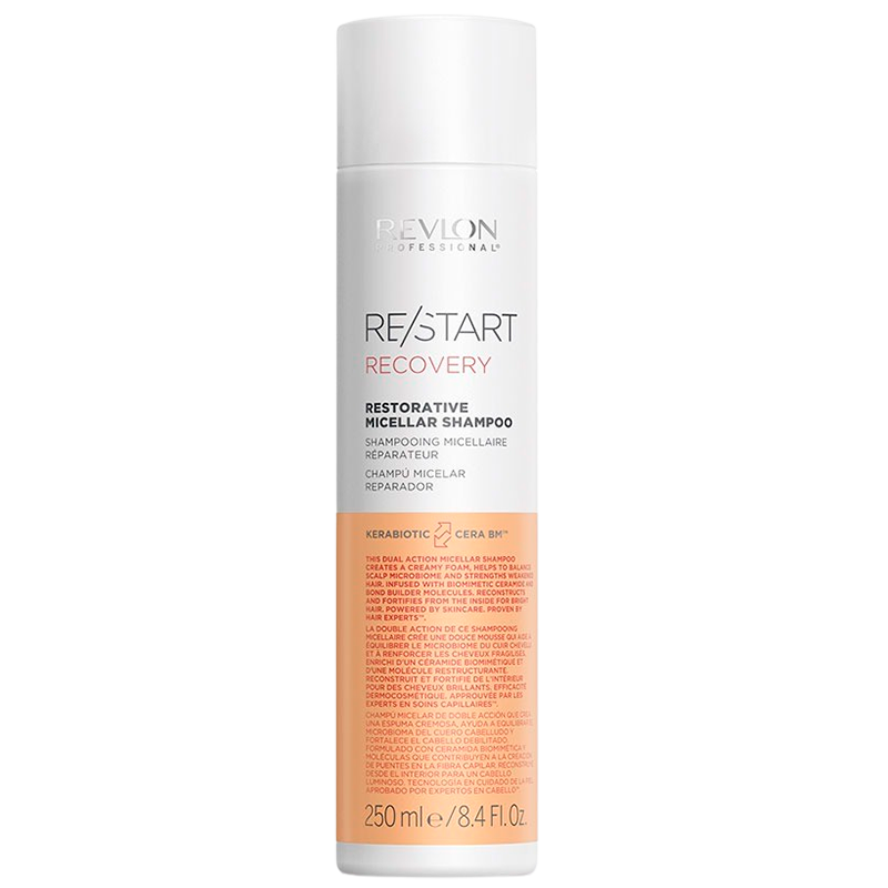 Se Revlon Restart Recovery Restorative Micellar Shampoo (250 ml) hos Well.dk