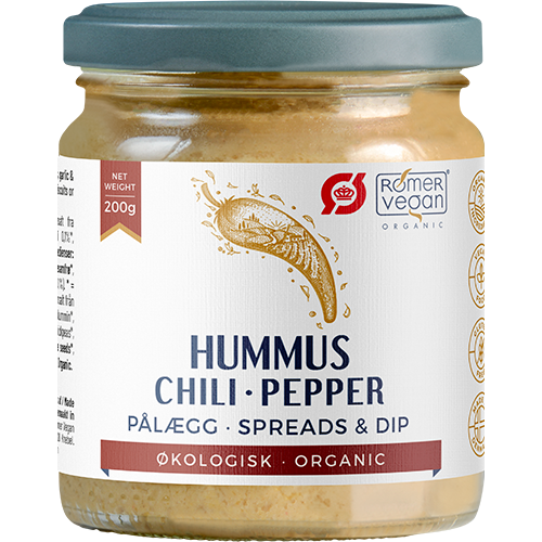 Se Rømer Hummus Chili Ø (200 g) hos Well.dk