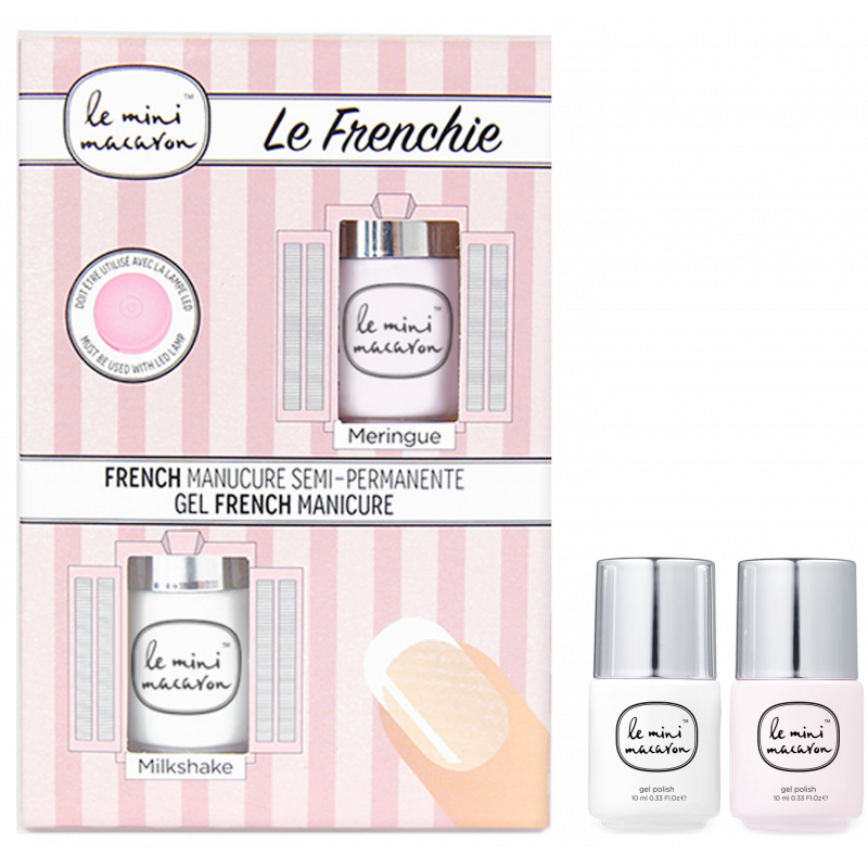 Billede af Le Mini Macaron French Manicure Kit Frenchie