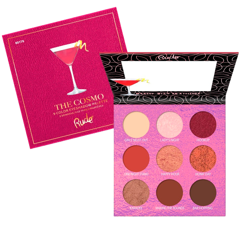 Billede af RUDE Cosmetics Cocktail Party 9 Eyeshadow Palette The Cosmo (1 stk)