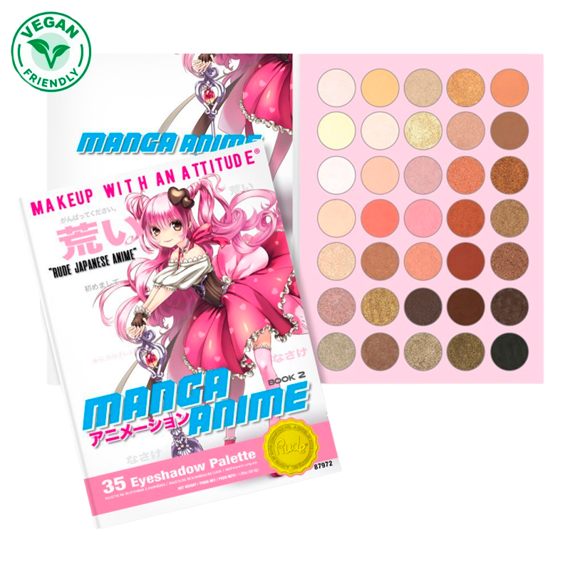 Billede af RUDE Cosmetics Manga Anime 35 Eyeshadow Palette (1 stk) hos Well.dk