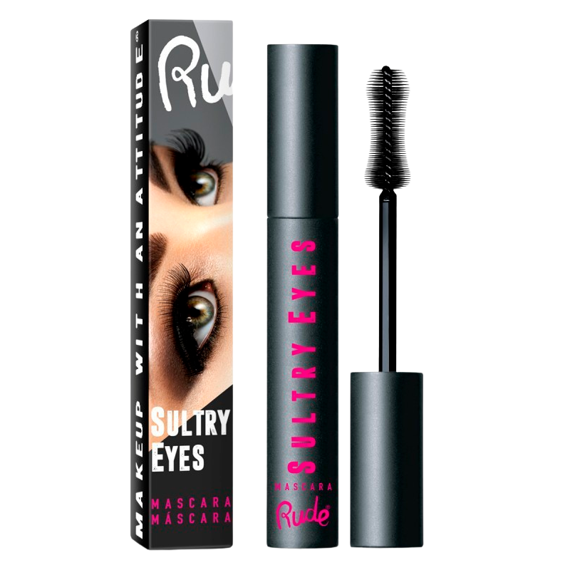Billede af RUDE Cosmetics Sultry Eyes Extreme Full Volume Mascara Black (1 stk) hos Well.dk