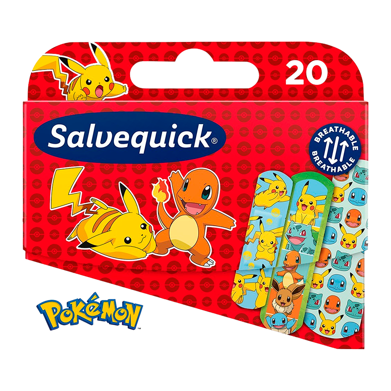 Salvequick Pokemon Plastre (20 stk)