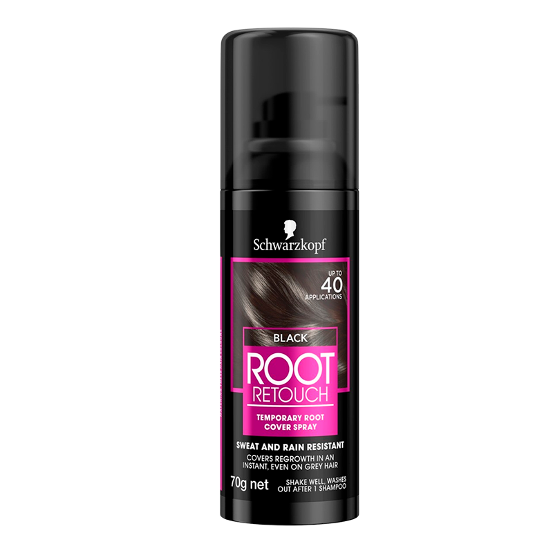 Se Schwarzkopf Root Retoucher Black 75 ml. hos Well.dk