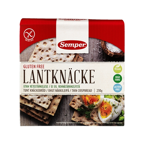 Se Semper Knækbrød Land Glutenfri (230 gr) hos Well.dk