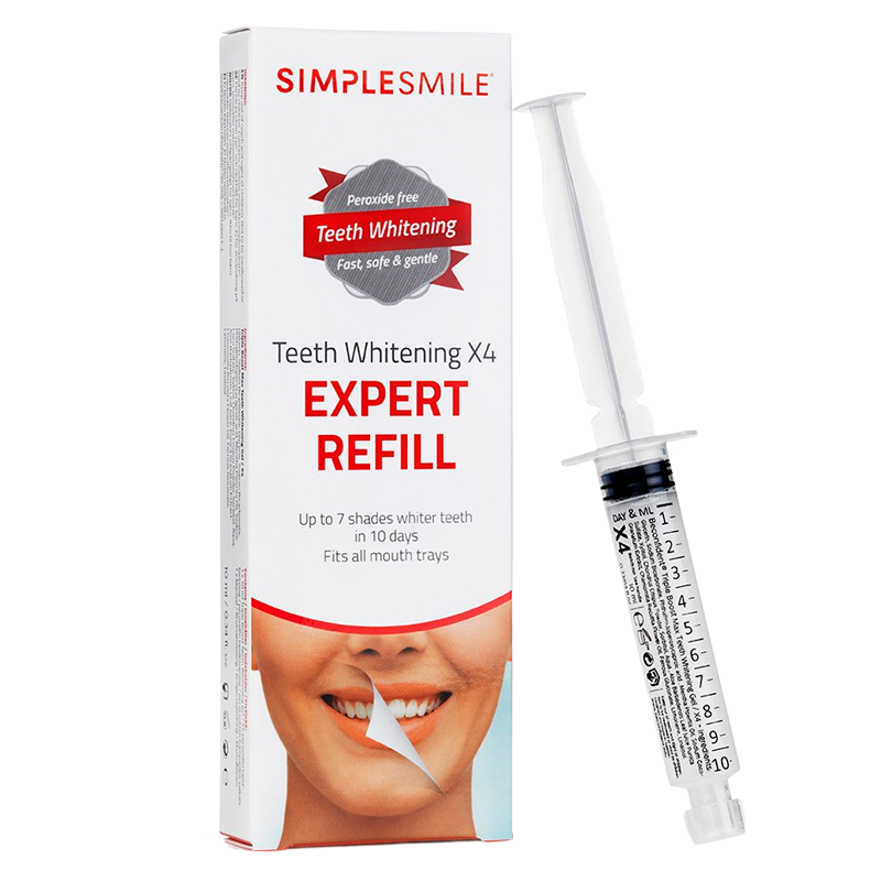 Billede af Simplesmile Teeth Whitening X4 Expert Refill (10 ml)