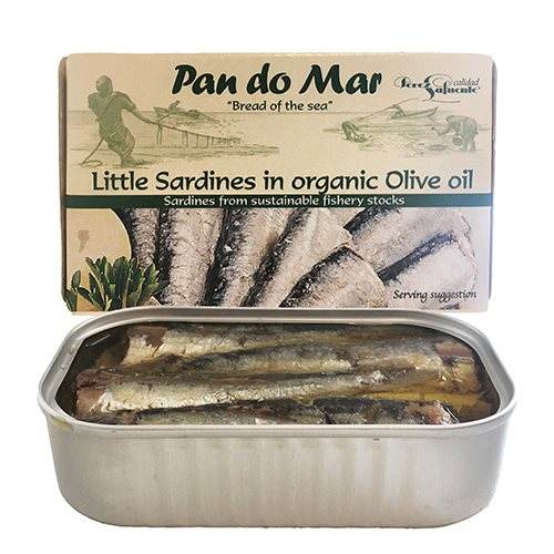 Se Biogan Små sardiner i olivenolie Ø (100 g) hos Well.dk