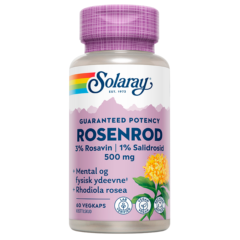 Se Rosenrod GP Ekstrakt 500 mg, 60 kap. hos Well.dk