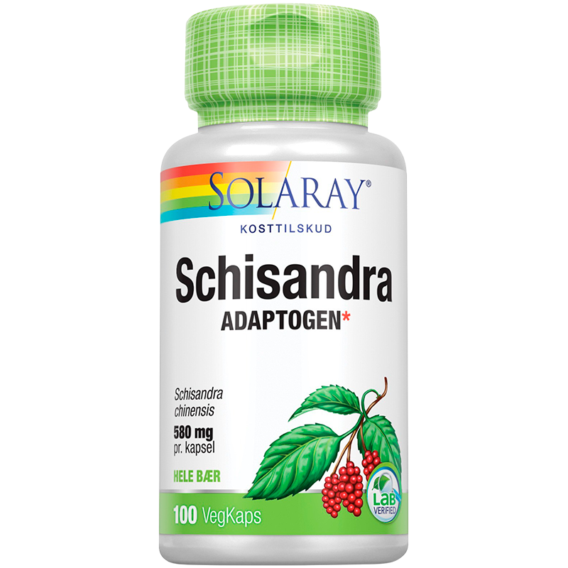 Billede af Solaray Schizandra 580 mg (100 kapsler)