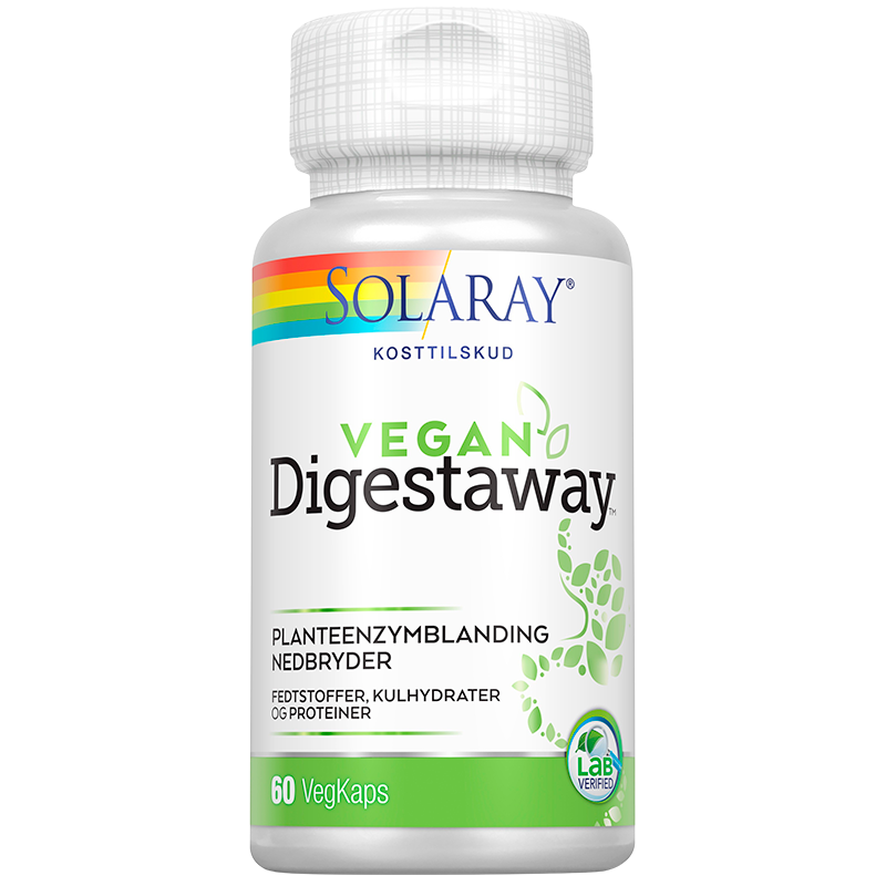 Solaray Vegan Digestaway (60 kapsler)