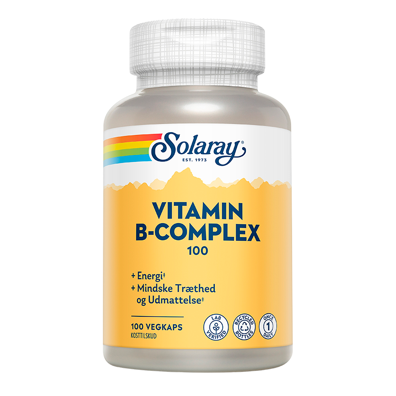 Se Solaray Vitamin B-Complex (100 kaps) hos Well.dk