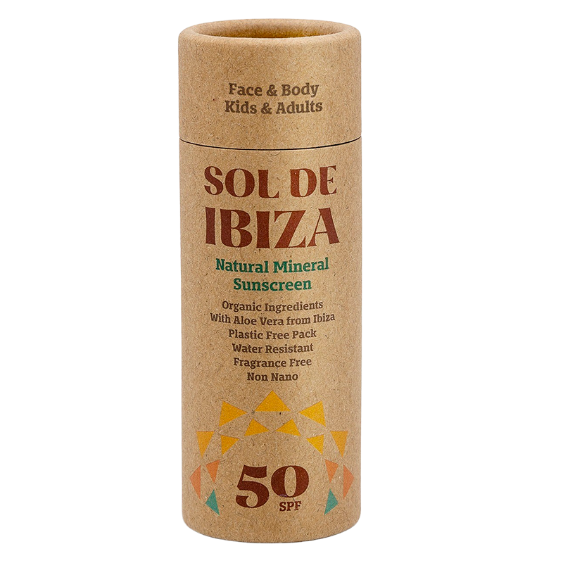 Sol De Ibiza Face & Body Plastic Free Stick SPF50 (45 g)