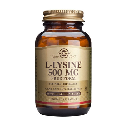Billede af Solgar L-Lysin aminosyre 500 mg 50 kap.