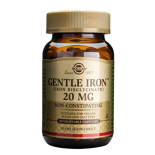 Billede af Solgar Gentle Iron (Jern) 20 mg (90 kap)