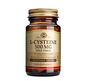Se Solgar L-Cystein 500 mg aminosyre, 30 kap/34g hos Well.dk