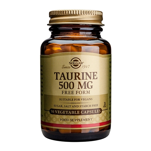 Solgar Taurine 500 mg 50 vegicaps.