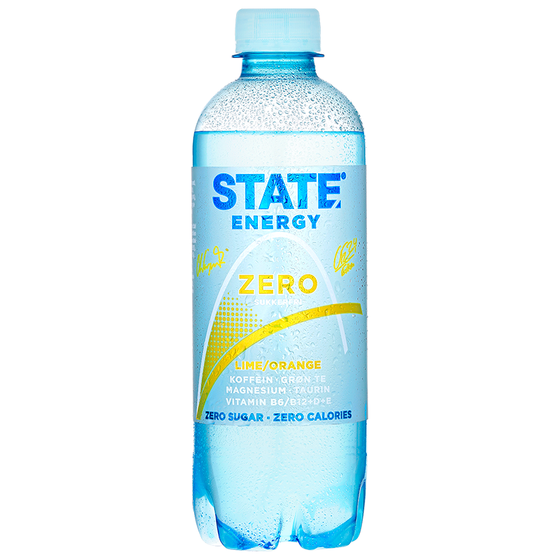 STATE Drinks Energy Drink Lime/Orange Zero (400 ml)