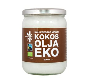 Se Superfruit Kokosolie Ekstra Jomfru Ø (500 ml) hos Well.dk