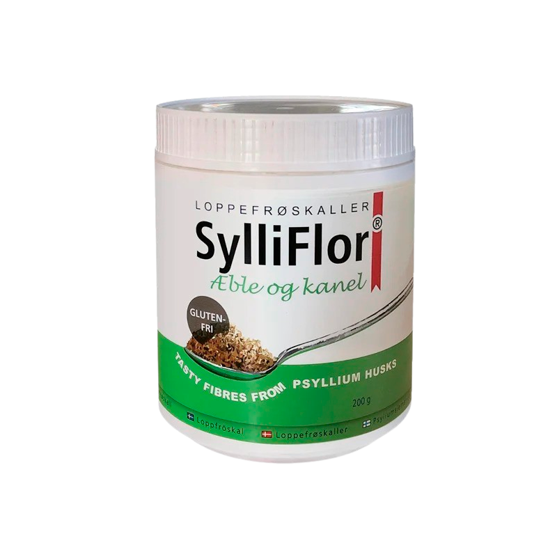 SylliFlor æble og kanel loppefrøskaller (200g)