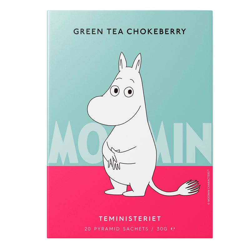 Billede af Teministeriet Moomin Green Tea Chokeberries (20 stk) hos Well.dk