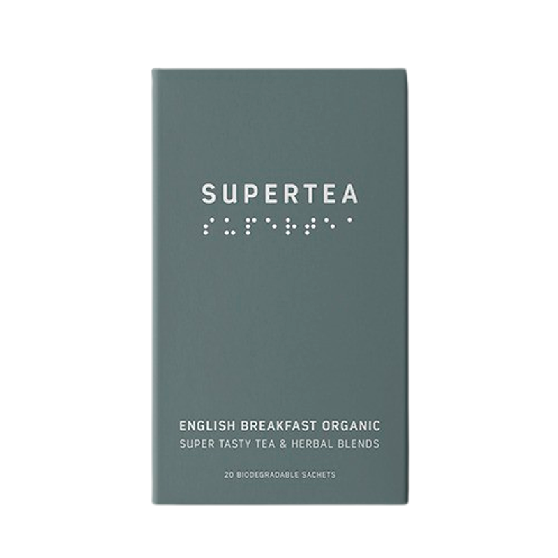 Se Teministeriet Supertea English Breakfast Organic (20 breve) hos Well.dk