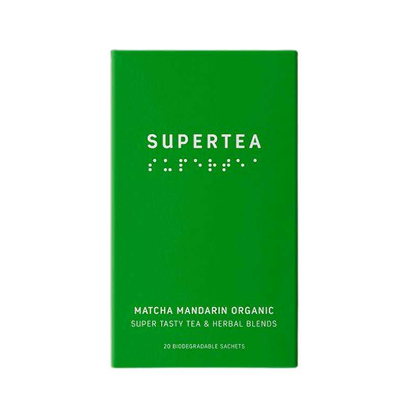 Se Teministeriet Supertea Matcha Mandarin Organic (20 breve) hos Well.dk