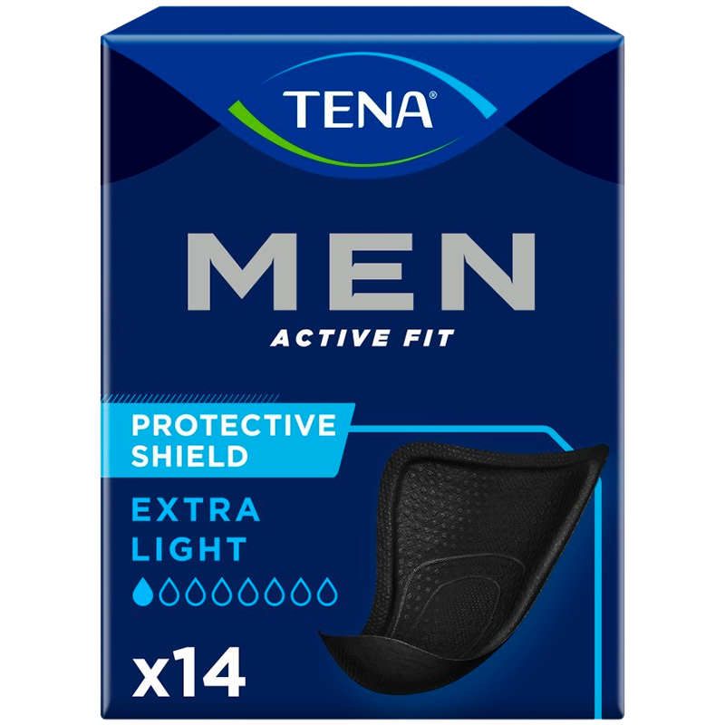 Billede af Tena Men Active Fit Protective Shield Extra Light (14 stk)