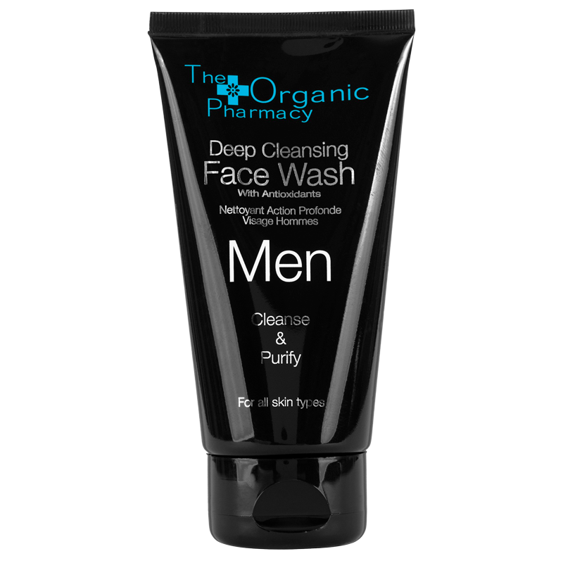 Se The Organic Pharmacy Men Deep Cleansing Face Wash 75 ml. hos Well.dk