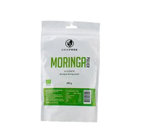 Se Unik Food Moringa pulver Ø (200 g) hos Well.dk