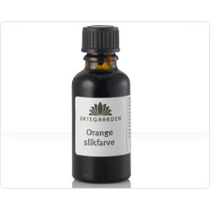 Billede af Urtegaarden Orange Slikfarve (10 ml)